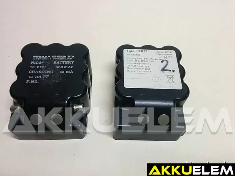 AKKUFELÚJÍTÁS GEB 77 12V 1600mAh