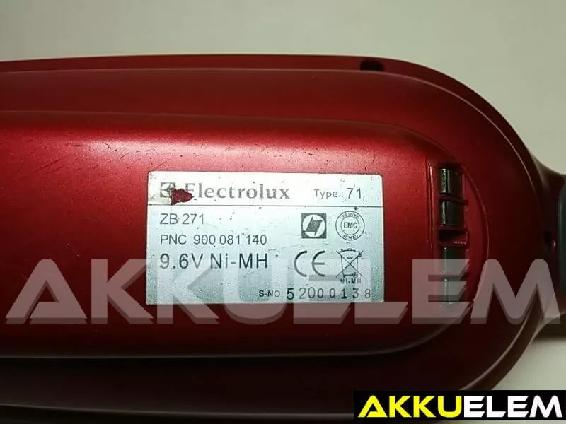 AKKUFELÚJÍTÁS Electrolux 9.6V 2.2Ah (4/5 SC)