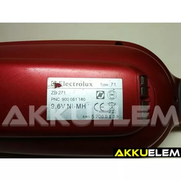 AKKUFELÚJÍTÁS Electrolux 9.6V 2.2Ah (4/5 SC)