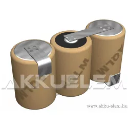 3.6V 1300mAh 3db ipari cella egyéni kialakításban.