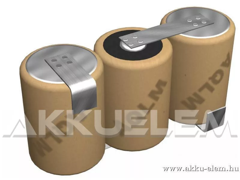 3.6V 2000mAh 3db ipari cella egyéni kialakításban.
