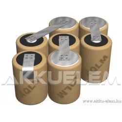 8.4V 1300mAh 7db ipari cella egyéni kialakításban