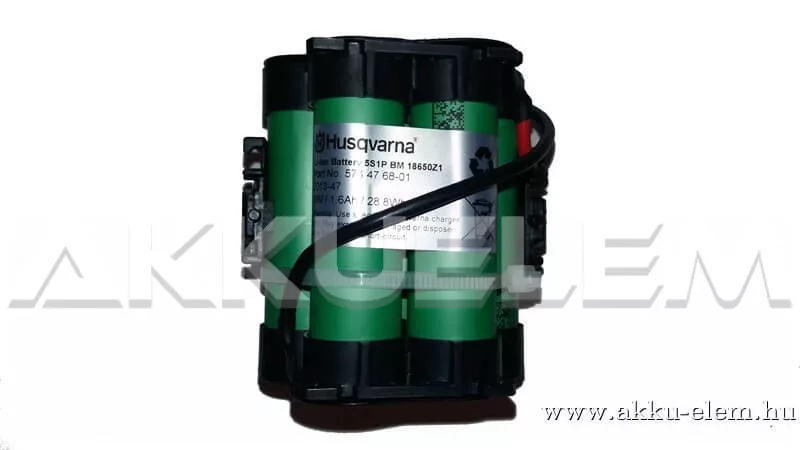 AKKUFELÚJÍTÁS Husqvarna 5S1P BM 18650Z1 18V akku