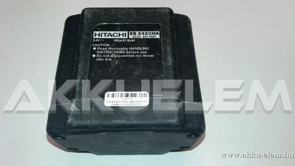 AKKUFELÚJÍTÁS Hitachi EB2430HA 24V 3000mAh szerszámgép akku