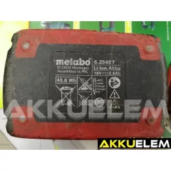 AKKUFELÚJÍTÁS Metabo 18V 3Ah Li-Ion akkupakk 6.25457