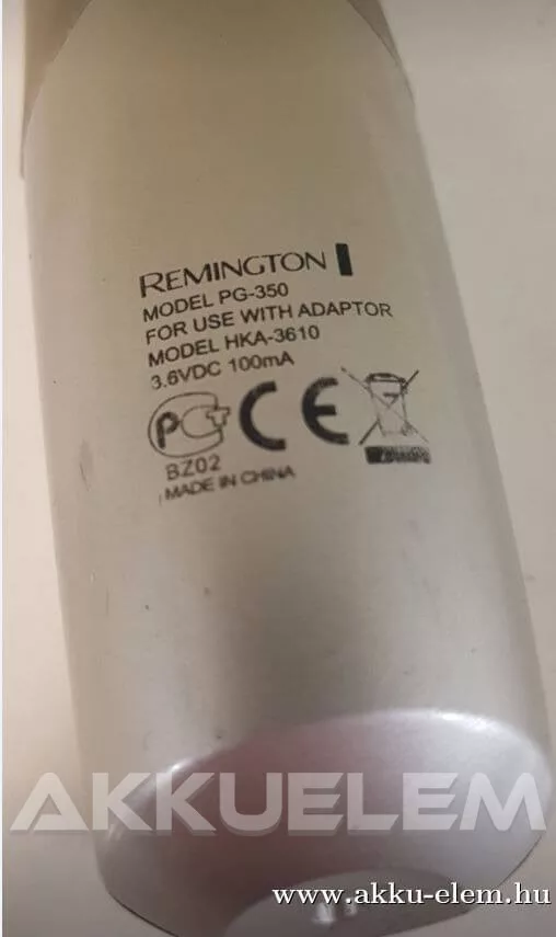 AKKUFELÚJÍTÁS Remington PG-350 hajvágó