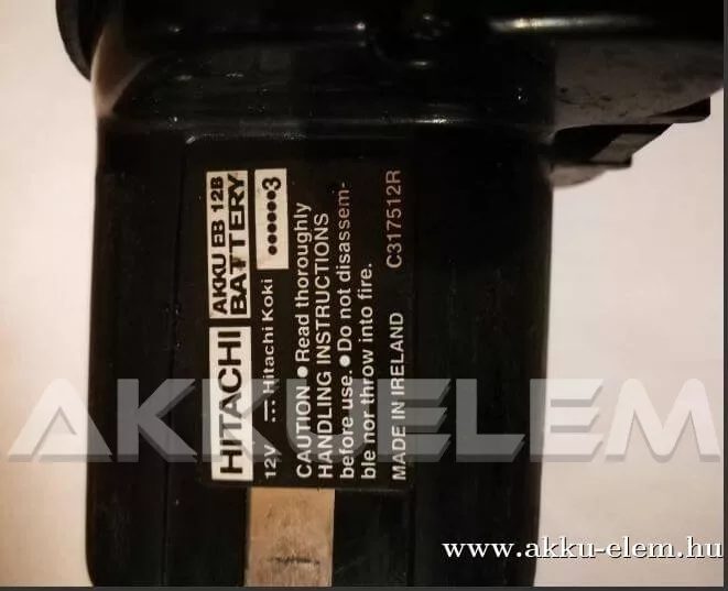 AKKUFELÚJÍTÁS HITACHI EB12B 12V 2Ah
