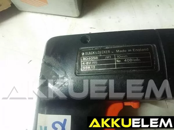 AKKUFELÚJÍTÁS B&D BD405R 4.8V 1.3Ah
