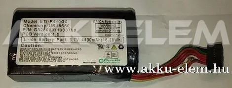 AKKUFELÚJÍTÁS ETI-P440G0 3.7V 4.4Ah