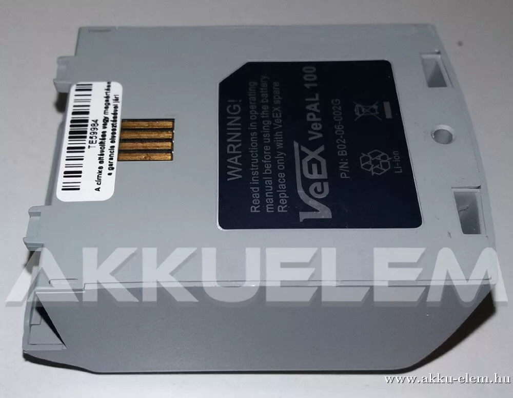 AKKUFELÚJÍTÁS VeEX VePAL 100 ethernet tesztelő akkumulátor