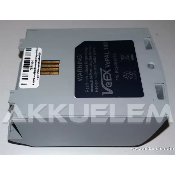 AKKUFELÚJÍTÁS VeEX VePAL 100 ethernet tesztelő akkumulátor