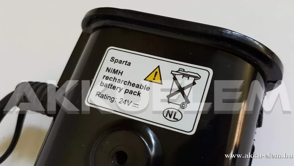 AKKUFELÚJÍTÁS Sparta NiMh 24V 10Ah kerékpár pakk JELENLEG NEM JAVÍTJUK.