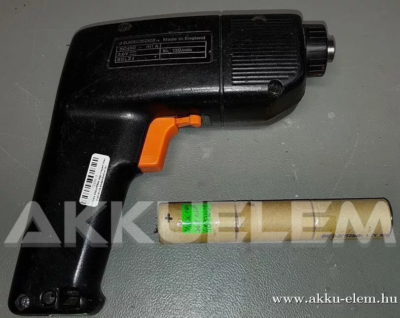 AKKUFELÚJÍTÁS Black & Decker SC450, SLB24, 3.6V