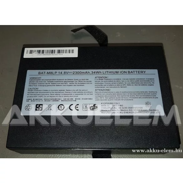 AKKUFELÚJÍTÁS BAT-M8LP 14.8V 2.3Ah