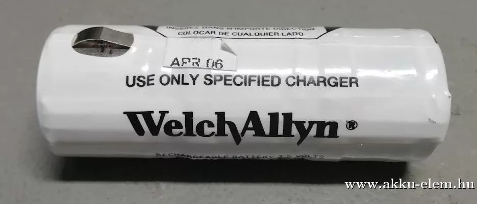 AKKUFELÚJÍTÁS WelchAllyn 3.6V orvosi lámpa akkupakk