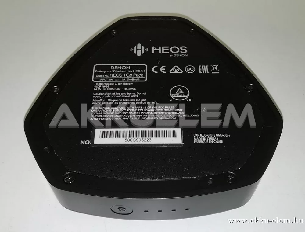 AKKUFELÚJÍTÁS Denon HEOS 1 14.4V Li-ion akku