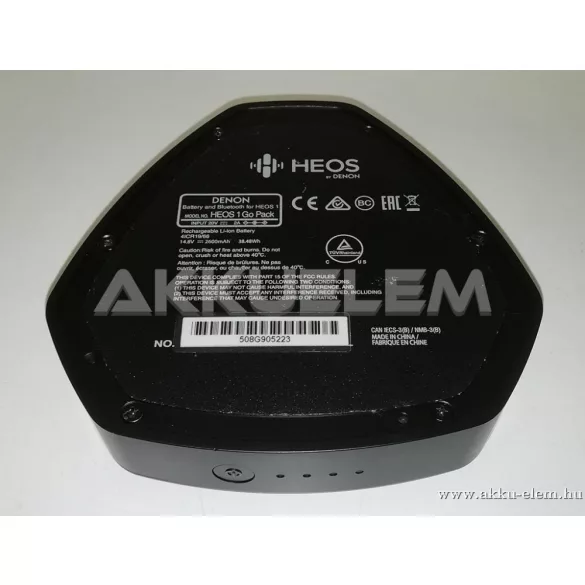 AKKUFELÚJÍTÁS Denon HEOS 1 14.4V Li-ion akku
