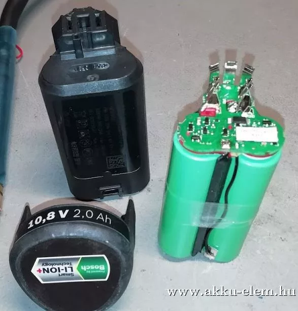 AKKUFELÚJÍTÁS BOSCH, PBA 10.8V 2Ah , 3INR19/66, AF1-60923457
