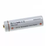 AA cella microUSB csatlakozó 650mAh Li-ion utángyártott akkumulátor