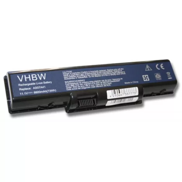 Acer Aspire 4310 6600mAh utángyártott akkumulátor - VHBW