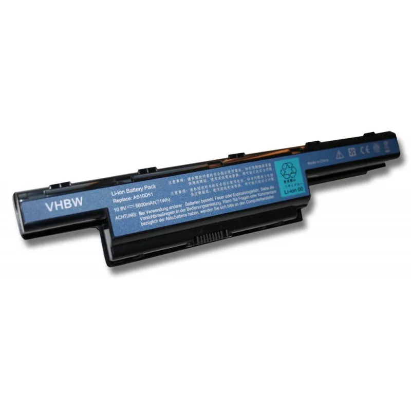 Acer Aspire 4551 6600mAh utángyártott akkumulátor Acer Aspire 4551 6600mAh utángyártott akkumulátor