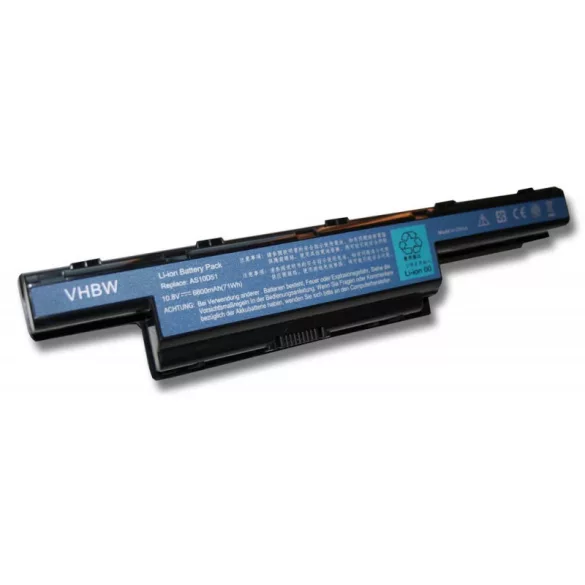 Acer Aspire 4551 6600mAh utángyártott akkumulátor - VHBW