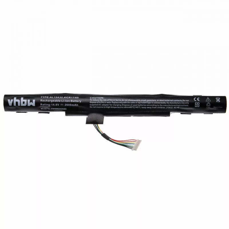 Acer Aspire E5-422 AL15A32 2600mAh utángyártott akkumulátor Acer Aspire E5-422 AL15A32 2600mAh utángyártott akkumulátor