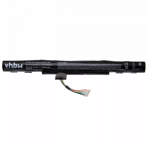 Acer Aspire E5-422 AL15A32 2600mAh utángyártott akkumulátor - VHBW