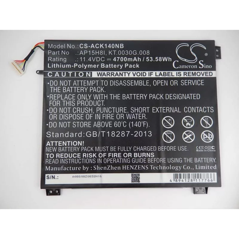Acer Aspire One Cloudbook AP15H8I 4700mAh utángyártott akkumulátor Acer Aspire One Cloudbook AP15H8I 4700mAh utángyártott akkumulátor