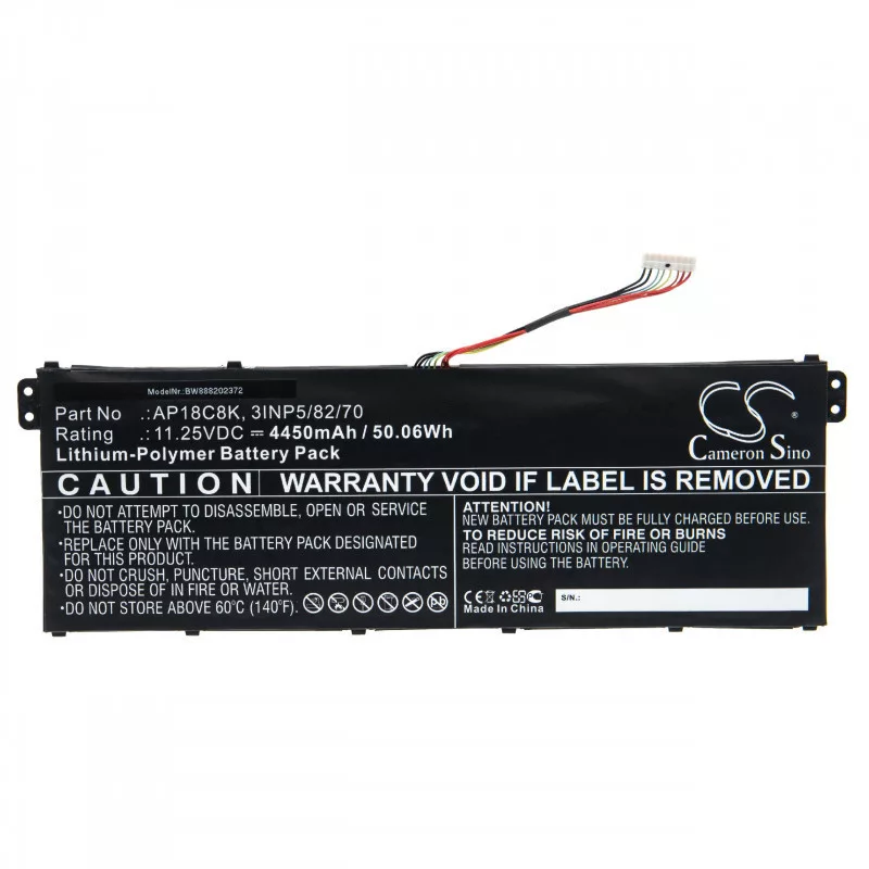Acer Swift 3 SF314-57G-7448 4450mAh utángyártott akkumulátor Acer Swift 3 SF314-57G-7448 4450mAh utángyártott akkumulátor