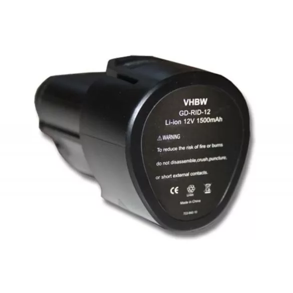 AEG L1215 L1215R 12V Li-ion 1500mAh utángyártott akkumulátor - VHBW