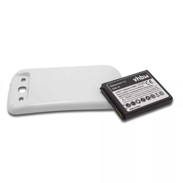 Akku 4200mAh fehérSamsung Galaxy S3 utángyártott akkumulátor - VHBW