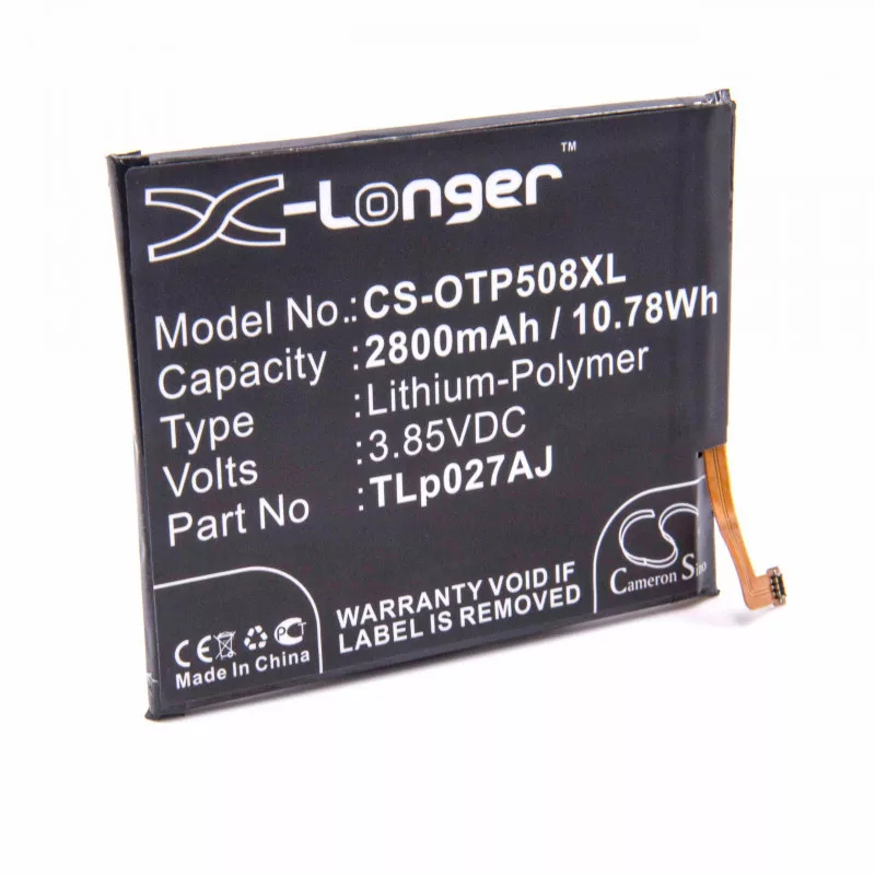 Alcatel A5 Led 5085D, PulseMix 5085C 2800mAh utángyártott akkumulátor Alcatel A5 Led 5085D, PulseMix 5085C 2800mAh utángyártott akkumulátor