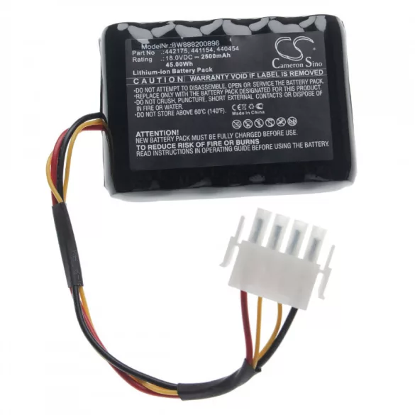 AL-KO Robolinho 100 442175 2500mAh utángyártott akkumulátor - VHBW