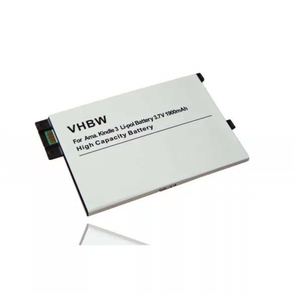 Amazon Kindle 3 1900mAh utángyártott akkumulátor - VHBW