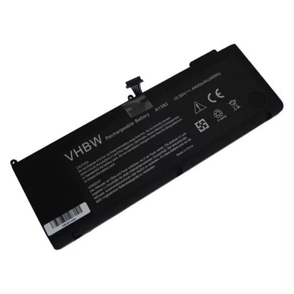 Apple Macbook Pro 15 A1382 4400mAh utángyártott akkumulátor - VHBW