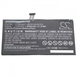 ASUS T102H C12N1607 8200mAh utángyártott akkumulátor