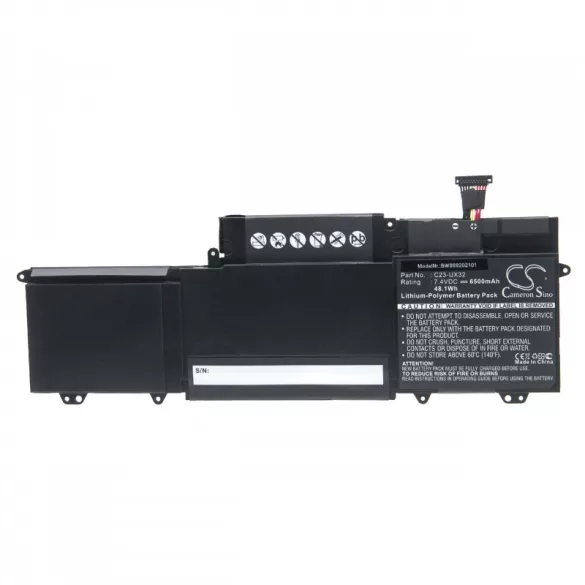 Asus UX32 C23-UX32 6500mAh utángyártott akkumulátor - VHBW