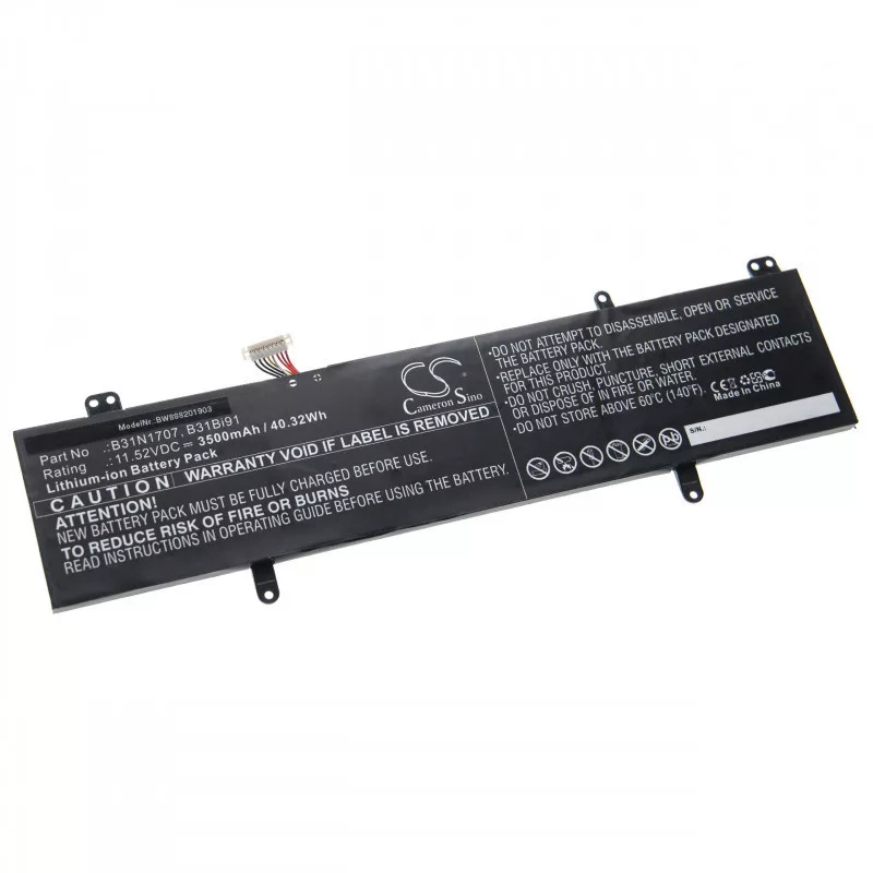 Asus VivoBook S14 B31N1707 4500mAh utángyártott akkumulátor