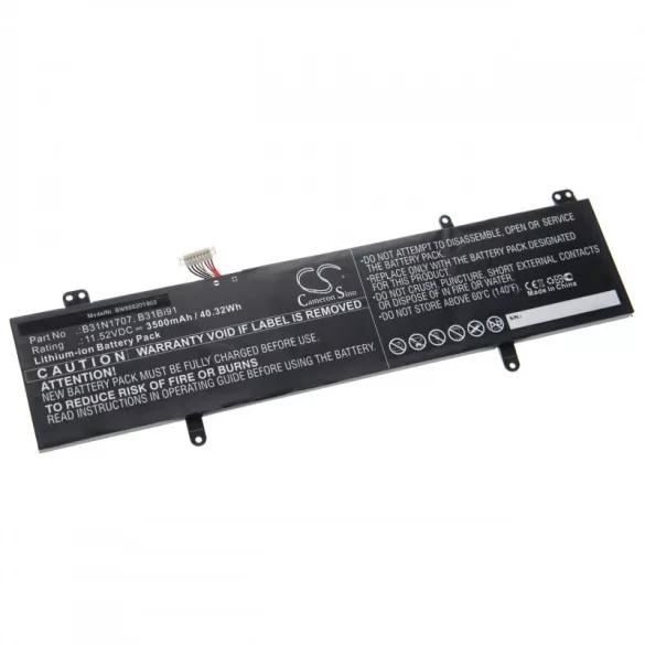 Asus VivoBook S14 B31N1707 4500mAh utángyártott akkumulátor - VHBW