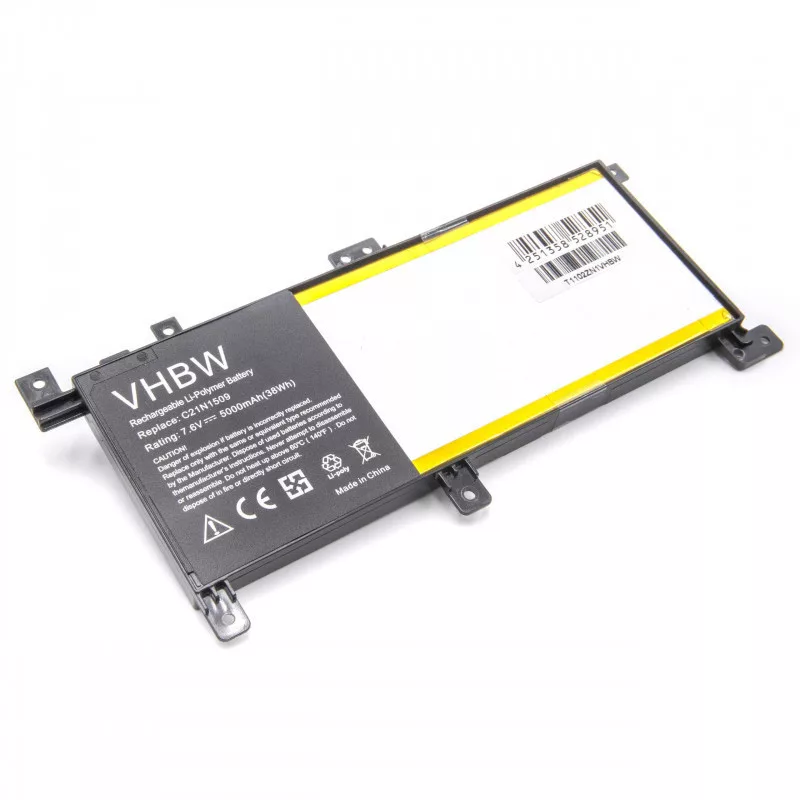 ASUS X556 X556UA 5000mAh utángyártott akkumulátor ASUS X556 X556UA 5000mAh utángyártott akkumulátor