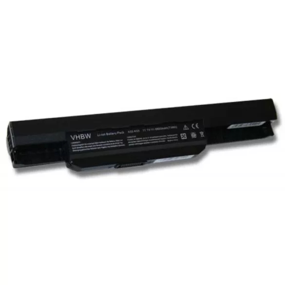 ASUS A32-K53 6600mAh utángyártott akkumulátor - VHBW