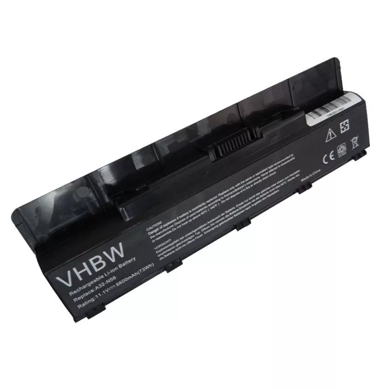 ASUS A32-N56 6600mAh utángyártott akkumulátor ASUS A32-N56 6600mAh utángyártott akkumulátor