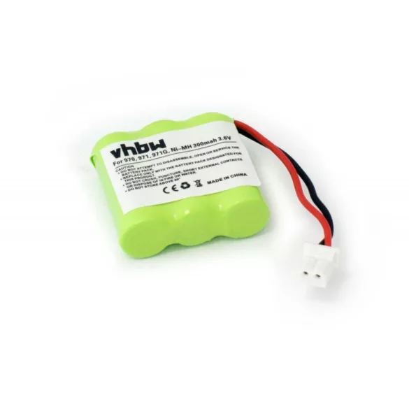 Audioline 970, 971G 300mAh utángyártott akkumulátor - VHBW