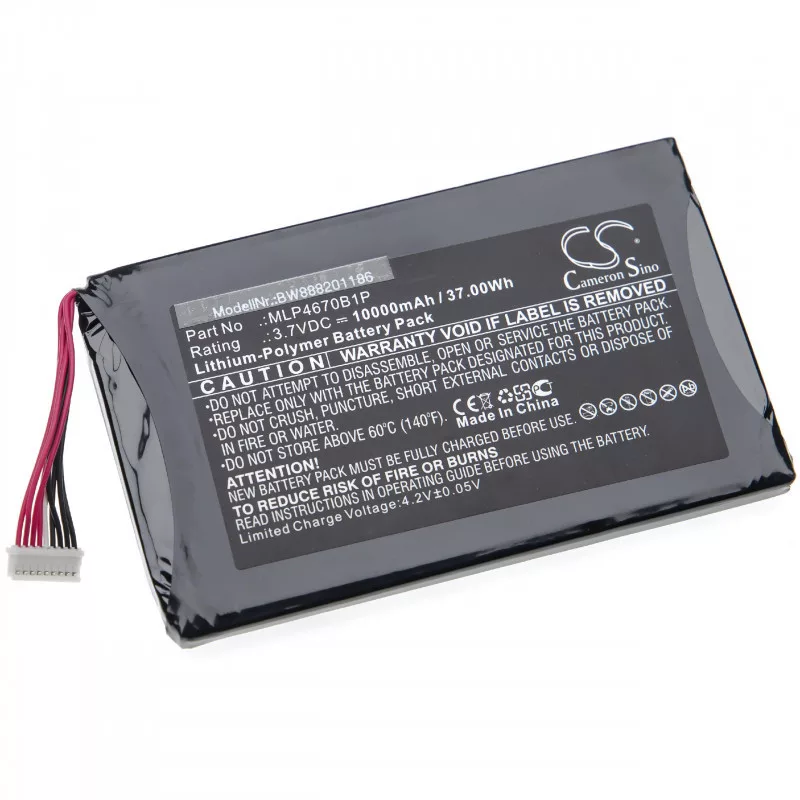Autel Maxisys MS906BT, MLP4670B1P, 10000mAh utángyártott akkumulátor Autel Maxisys MS906BT, MLP4670B1P, 10000mAh utángyártott akkumulátor