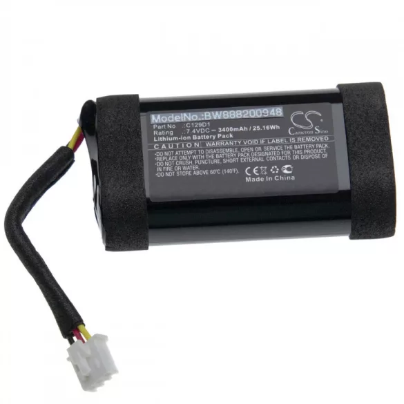 Bang & Olufsen 11400 C129D1 3400mAh utángyártott akkumulátor - VHBW