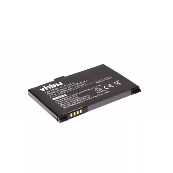 Barnes & Noble BNRV100, Nook Classic 1250mAh utángyártott akkumulátor - VHBW
