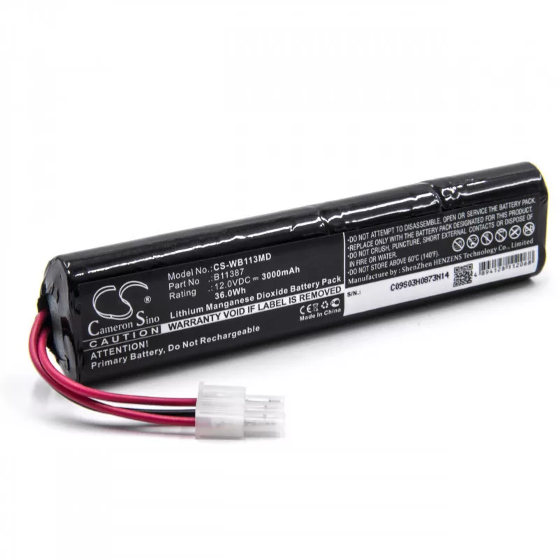 Welch-Allyn AED 10 12V 3000mAh utángyártott akkumulátor