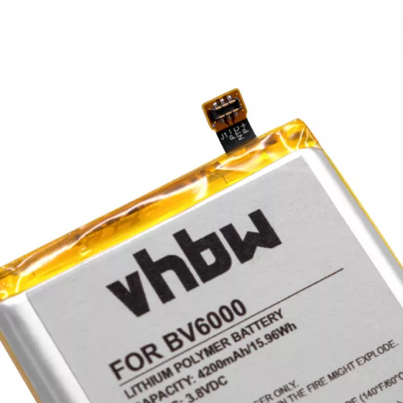 Blackview BV6000, BV6000S 4200mAh utángyártott akkumulátor - VHBW