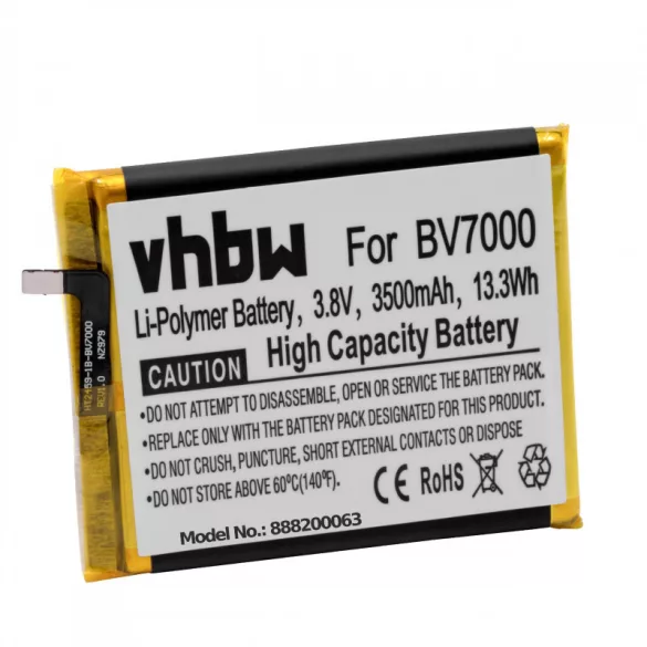 Blackview BV7000 3500mAh utángyártott akkumulátor - VHBW